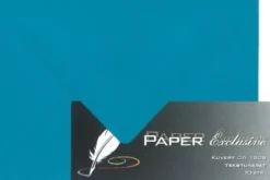 Kuvert C6 120G Petroleum Tekstureret 10Stk. - 962 - Paper Exclusive