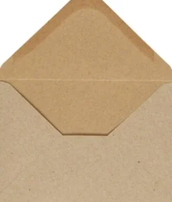 Kuvert - Kuvert Str. 11,5X16 CM - 110 G - Natur - 10 Stk