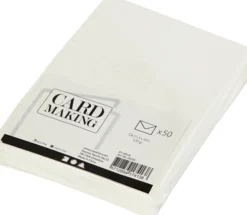 Kuvert - Kuvert Str. 11,4X16,2 CM - 120 G - Råhvid - 50 Stk