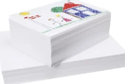 Kvalitetstegnepapir - A3,A4 - 130+160 G - Hvid - 750 Ark