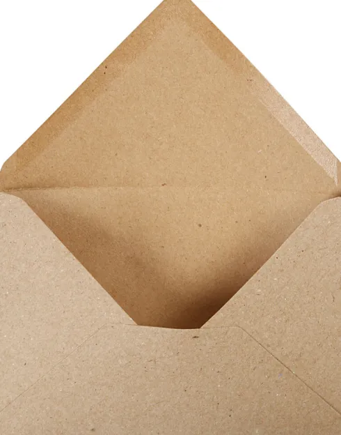 Kvistkuvert - Kuvert Str. 11,5X16 CM - 120 G - Natur - 50 Stk