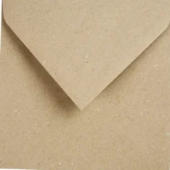 Kvistkuvert - Kuvert Str. 16X16 CM - 120 G - Natur - 50 Stk