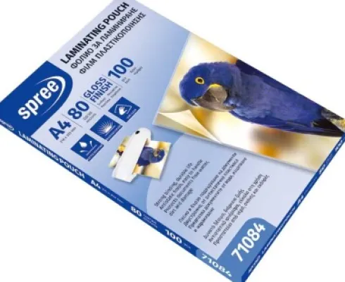 Lamineringslommer - A4 - 100 Stk - Blank