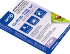 Lamineringslommer - 65X95 MM - 80 My - 100 Stk. - Spree