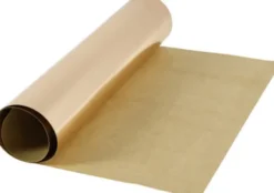 Læderpapir - Ensfarvet - Folie - 350 G - Rosaguld - 49X100 CM