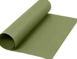 Læderpapir - Ensfarvet - 350 G - Grøn - 50X100 CM