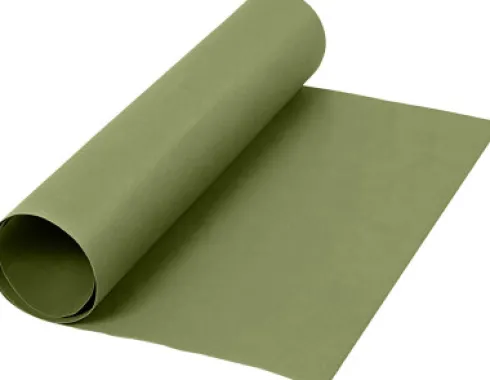 Læderpapir - Ensfarvet - 350 G - Grøn - 50X100 CM