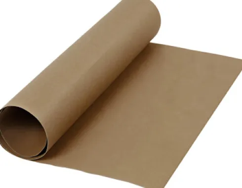 Læderpapir - Ensfarvet - 350 G - Mørk Brun - 50X100 CM