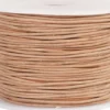 Lædersnor - Tykkelse 1 MM - Beige - 50 M