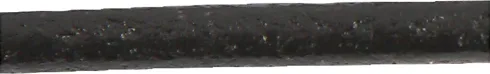 Lædersnor - Tykkelse 1 MM - Rund - Sort - 50 M