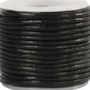 Lædersnor - Tykkelse 1 MM - Sort - 10 M