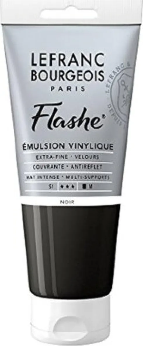Lefranc & Bourgeois - Akrylmaling - Flashe - Sort 80 ML
