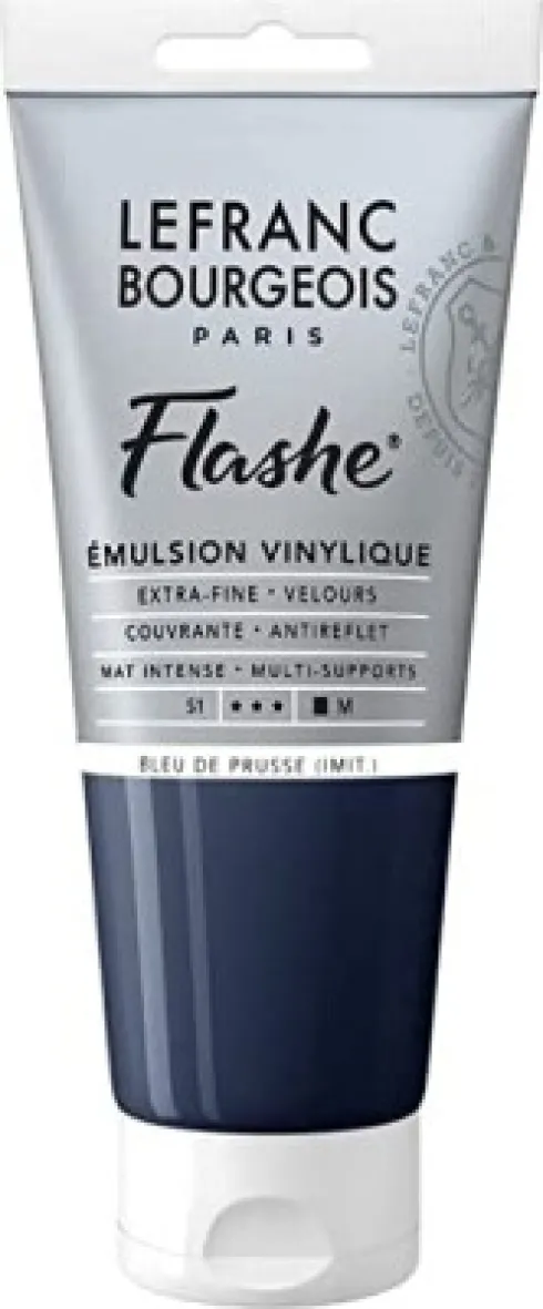 Lefranc & Bourgeois - Flashe Akrylmaling - Prussian Blue 80 ML