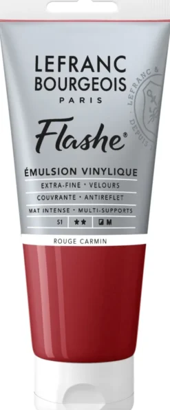 Lefranc & Bourgeois - Flashe Akrylmaling - Carmine Red 80 ML
