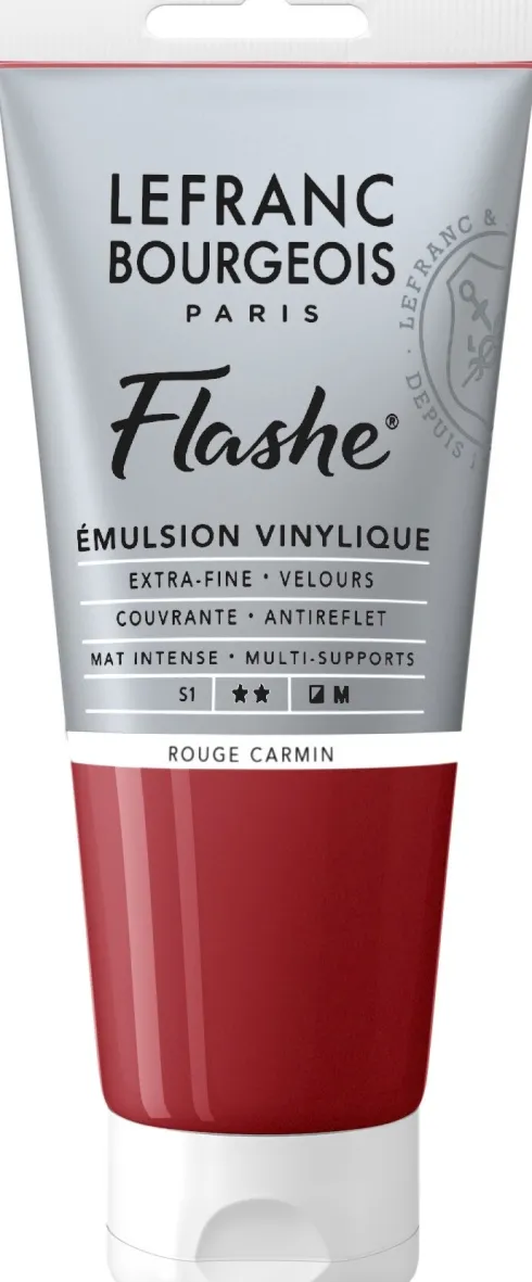 Lefranc & Bourgeois - Flashe Akrylmaling - Carmine Red 80 ML
