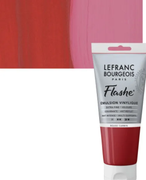 Lefranc & Bourgeois - Flashe Akrylmaling - Carmine Red 80 ML