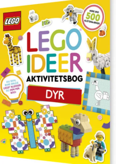 Lego Idéer - Aktivitetsbog - Dyr - Over 500 Klistermærker