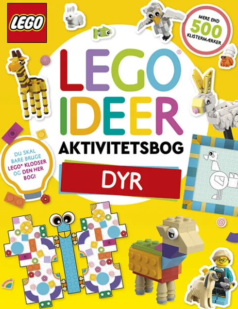 Lego Idéer - Aktivitetsbog - Dyr - Over 500 Klistermærker