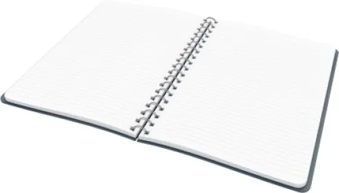 Leitz - Cosy Notesblok - Spiral Ryg - Stor - Grå - Linjeret