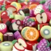 Lerperler - Frugter - 200 Stk