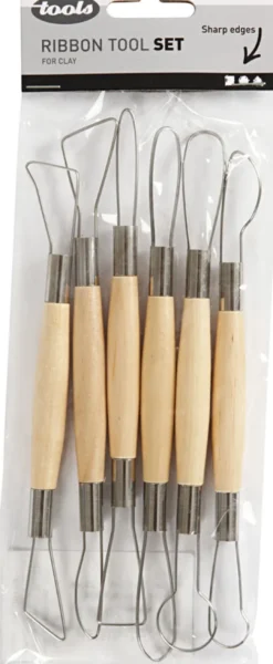 Lerslynge - Skarpe Kanter - L 20 CM - 6 Stk