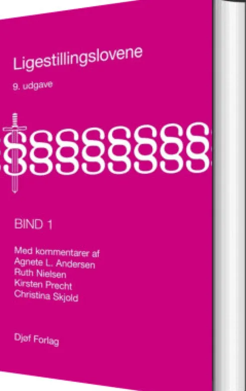 Ligestillingslovene Bind 1