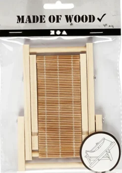 Liggestol - L 9,5 CM - B 7,5 CM - 1 Stk