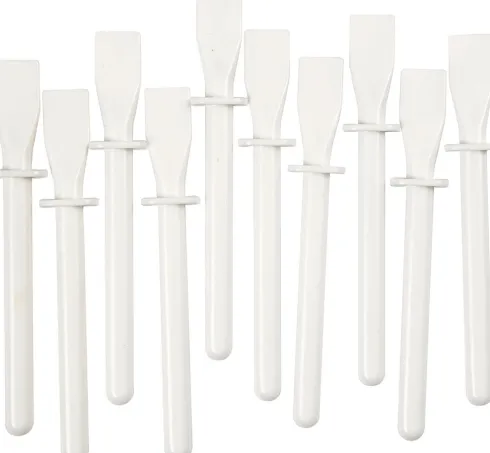 Limspartel - L 11,5 CM - B 15 MM - Hvid - 10 Stk