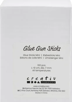 Limstænger Mini - L 10 CM - Ø 7 MM - 100 Stk