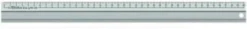 Lineal Aluminium 40 CM - Med Gummibagside