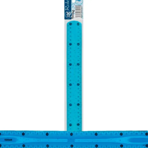 Lineal 30 CM - Assorterede Neonfarver Flexi - Centrum