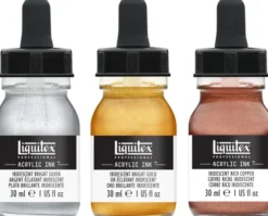 Liquitex - Acrylic Ink - Akryl Blæk - Iridescent Set 3-Pak