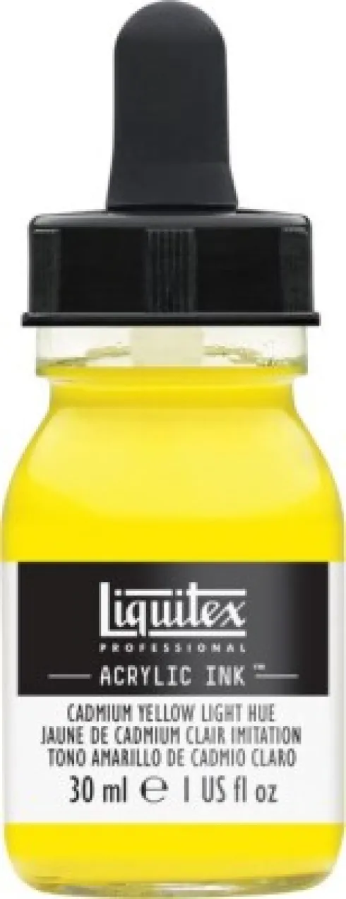 Liquitex - Acrylic Ink - Blæk - Cadmium Yellow Light Hue 30 ML