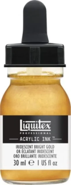 Liquitex - Acrylic Ink Blæk - Iridescent Bright Gold 30 ML