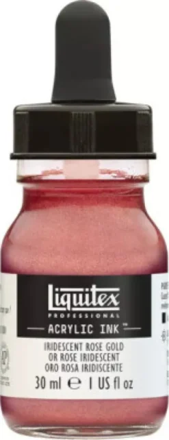 Liquitex - Acrylic Ink Blæk - Iridescent Rose Gold 30 ML