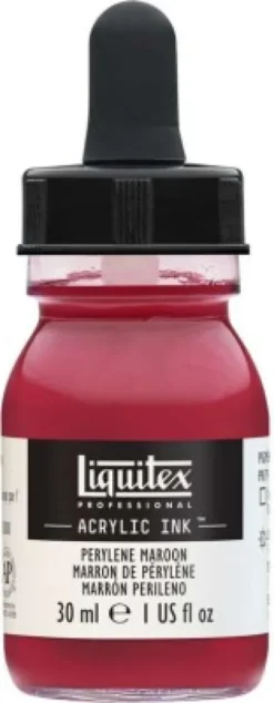 Liquitex - Acrylic Ink Blæk - Perylene Maroon 30 ML