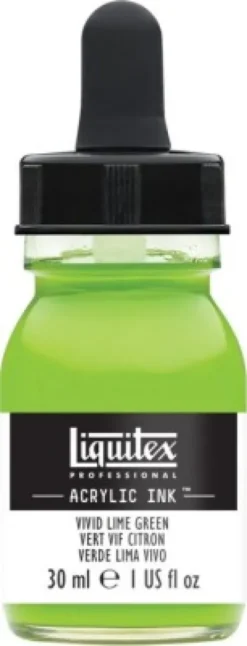 Liquitex - Acrylic Ink Blæk - Vivid Lime Green 30 ML