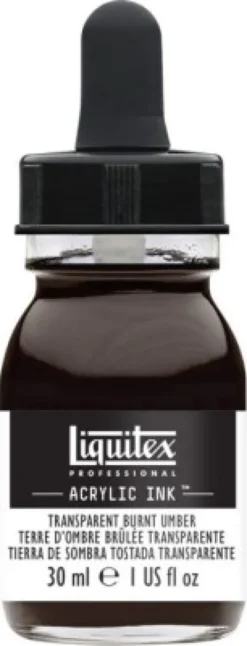Liquitex - Acrylic Ink - Transparent Burnt Umber 30 ML