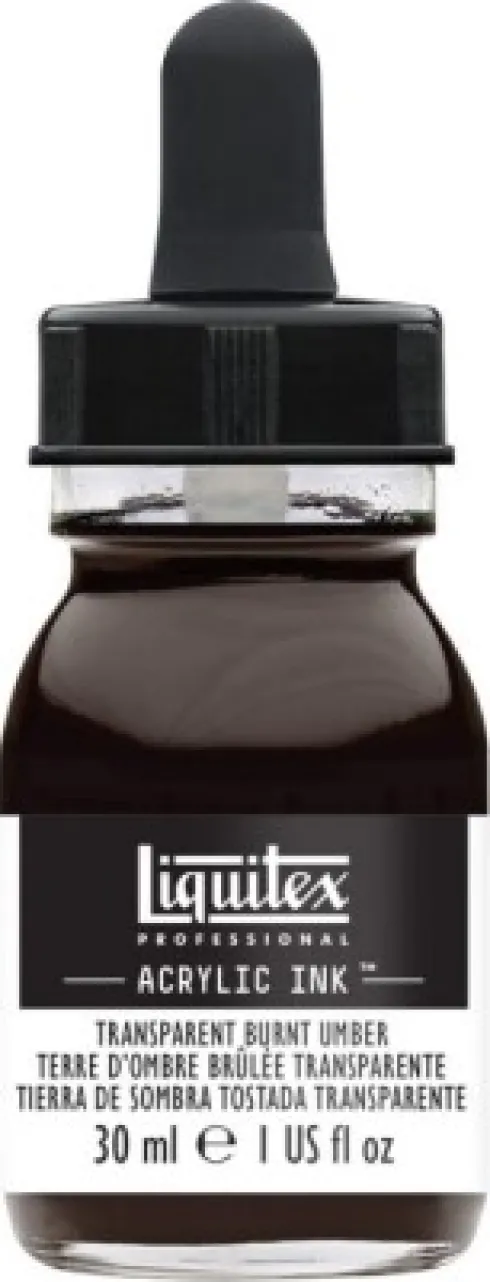 Liquitex - Acrylic Ink - Transparent Burnt Umber 30 ML