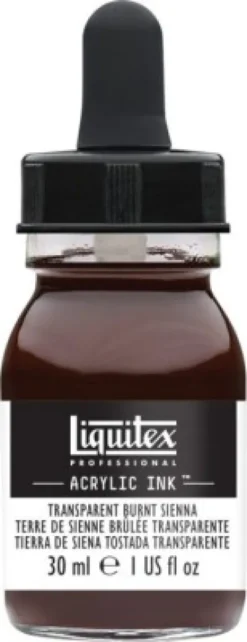 Liquitex - Acrylic Ink - Transparent Burnt Sienna 30 ML