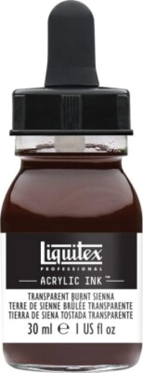 Liquitex - Acrylic Ink - Transparent Burnt Sienna 30 ML