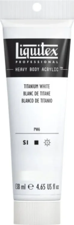 Liquitex - Akrylmaling - Heavy Body - Titanium White 138 ML