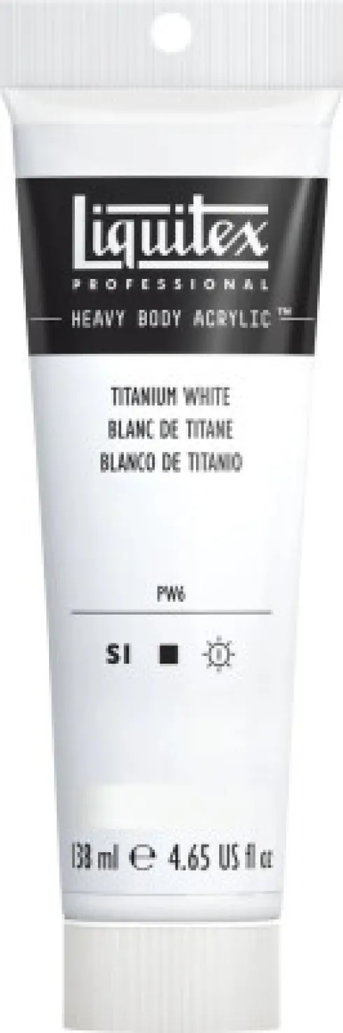 Liquitex - Akrylmaling - Heavy Body - Titanium White 138 ML