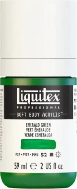 Liquitex - Akrylmaling - Soft Body - Emerald Green 59 ML