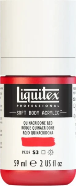 Liquitex - Akrylmaling - Soft Body - Quinacridone Red 59 ML