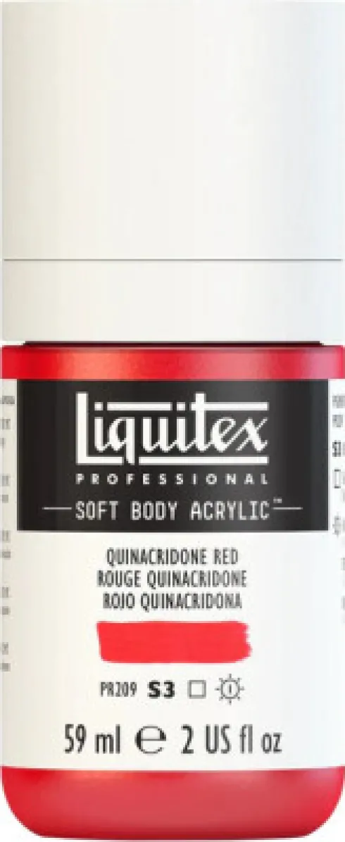 Liquitex - Akrylmaling - Soft Body - Quinacridone Red 59 ML
