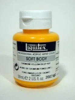 Liquitex - Akrylmaling - Soft Body - Cadmium Yellow Deep Hue 59 ML