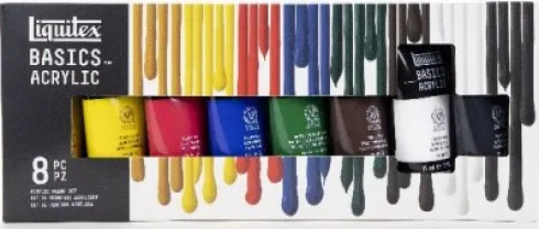 Liquitex - Akrylmaling Sæt Med 8 Farver - 75 ML
