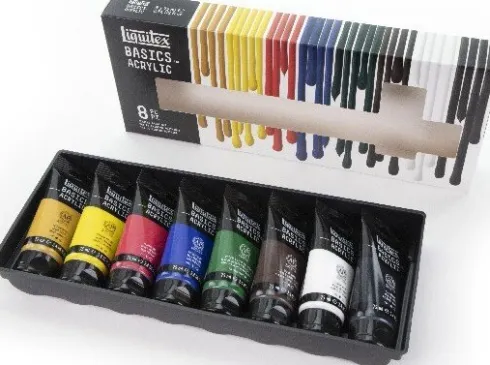Liquitex - Akrylmaling Sæt Med 8 Farver - 75 ML