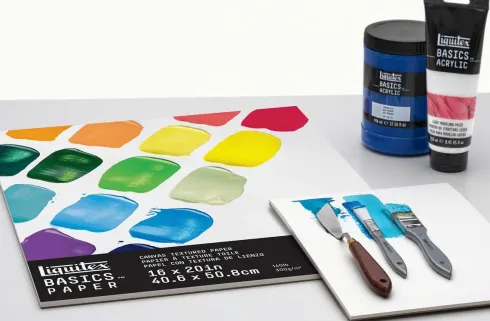 Liquitex - Akryl Papir Blok - 40,6X50,8 CM - 300G - 12 Sider